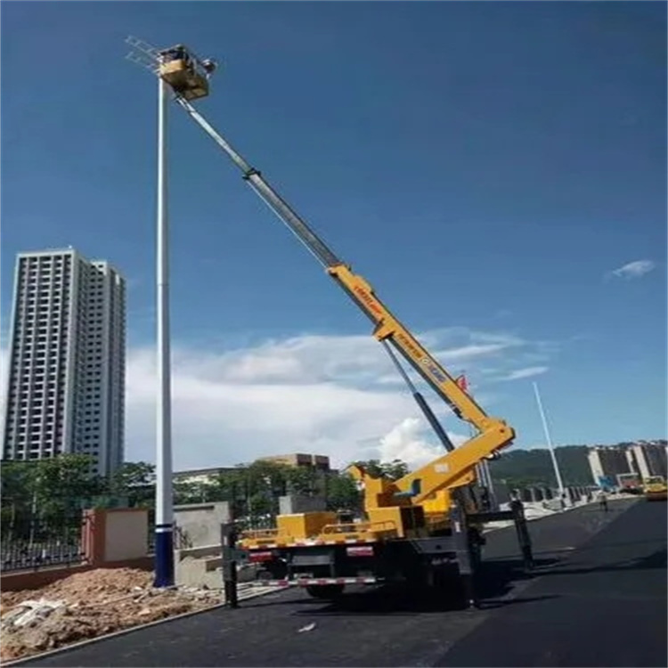 蓬溪维修路灯的曲臂升降车出租